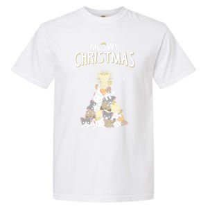 Meow Christmas Gift Garment-Dyed Heavyweight T-Shirt