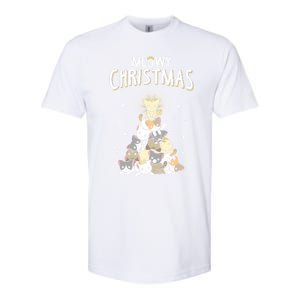 Meow Christmas Gift Softstyle CVC T-Shirt