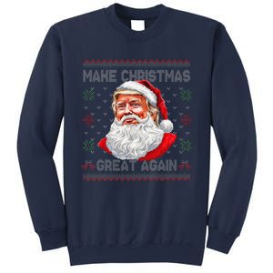 Make Christmas Great Again Funny Santa Trump Ugly Xmas Sweatshirt