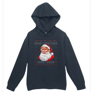 Make Christmas Great Again Funny Santa Trump Ugly Xmas Urban Pullover Hoodie