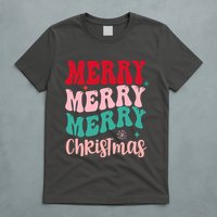 Merry Christmas Groovy Holiday Festive T-Shirt