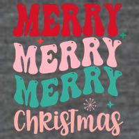 Merry Christmas Groovy Holiday Festive T-Shirt