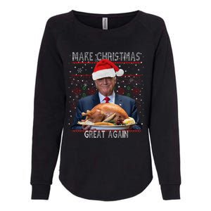 Make Christmas Great Again Trump Pajamas Ugly (9) Womens California Wash Sweatshirt