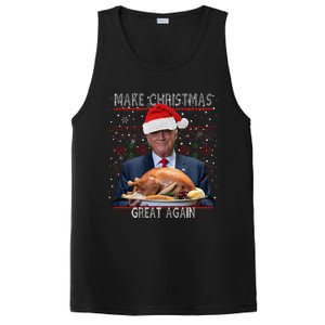 Make Christmas Great Again Trump Pajamas Ugly (9) PosiCharge Competitor Tank