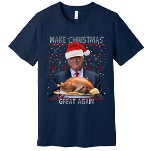 Make Christmas Great Again Trump Pajamas Ugly (9) Premium T-Shirt