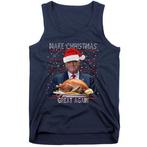 Make Christmas Great Again Trump Pajamas Ugly (9) Tank Top