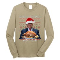 Make Christmas Great Again Trump Pajamas Ugly (9) Long Sleeve Shirt