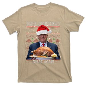 Make Christmas Great Again Trump Pajamas Ugly (9) T-Shirt