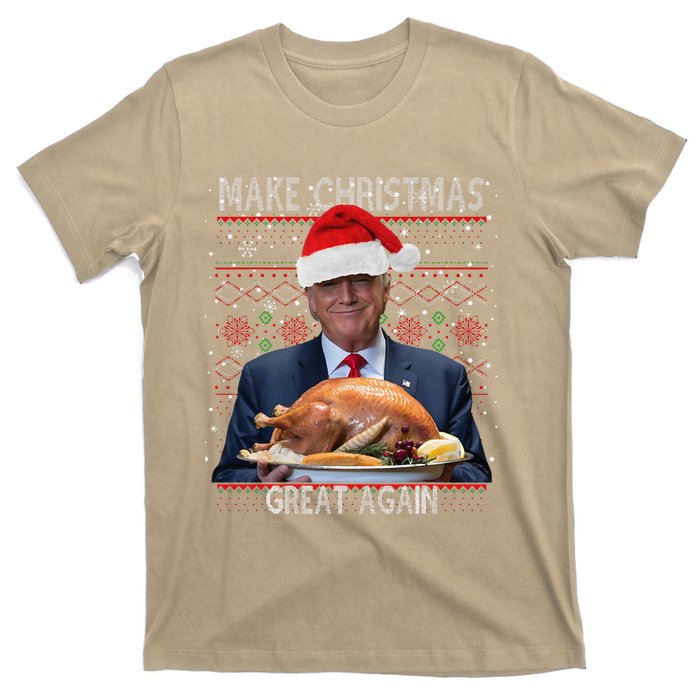 Make Christmas Great Again Trump Pajamas Ugly (9) T-Shirt