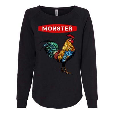 Monster Cock Gift Funny Big Dick Energy Gift Womens California Wash Sweatshirt