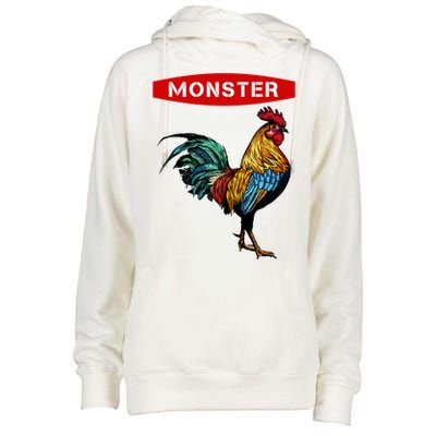 Monster Cock Gift Funny Big Dick Energy Gift Womens Funnel Neck Pullover Hood