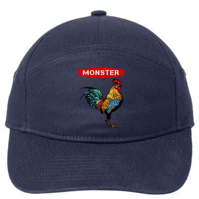 Monster Cock Gift Funny Big Dick Energy Gift 7-Panel Snapback Hat