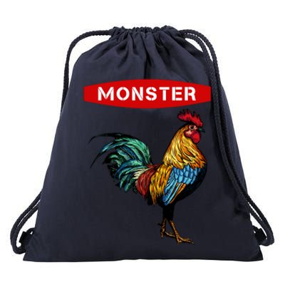 Monster Cock Gift Funny Big Dick Energy Gift Drawstring Bag