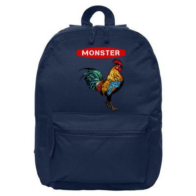 Monster Cock Gift Funny Big Dick Energy Gift 16 in Basic Backpack