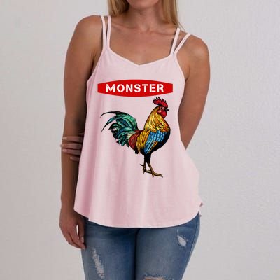 Monster Cock Gift Funny Big Dick Energy Gift Women's Strappy Tank