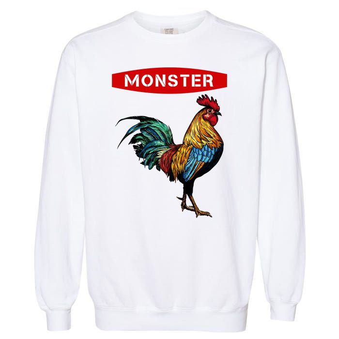 Monster Cock Gift Funny Big Dick Energy Gift Garment-Dyed Sweatshirt