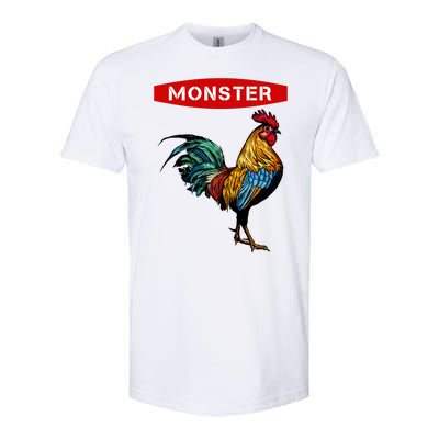 Monster Cock Gift Funny Big Dick Energy Gift Softstyle CVC T-Shirt