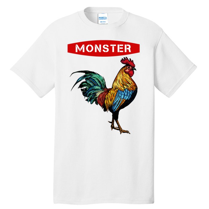 Monster Cock Gift Funny Big Dick Energy Gift Tall T-Shirt