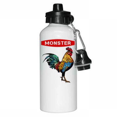 Monster Cock Gift Funny Big Dick Energy Gift Aluminum Water Bottle