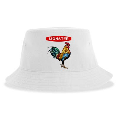 Monster Cock Gift Funny Big Dick Energy Gift Sustainable Bucket Hat