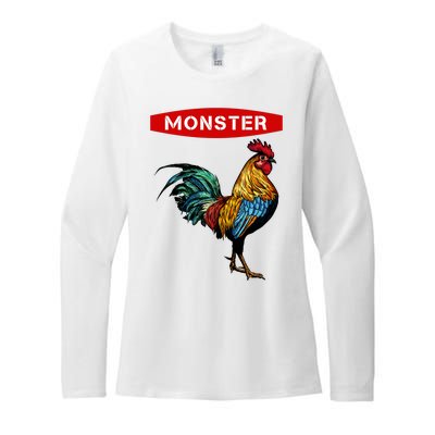 Monster Cock Gift Funny Big Dick Energy Gift Womens CVC Long Sleeve Shirt