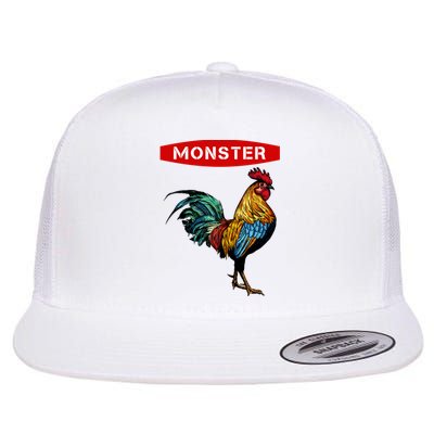 Monster Cock Gift Funny Big Dick Energy Gift Flat Bill Trucker Hat