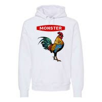 Monster Cock Gift Funny Big Dick Energy Gift Premium Hoodie