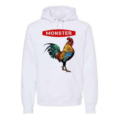 Monster Cock Gift Funny Big Dick Energy Gift Premium Hoodie