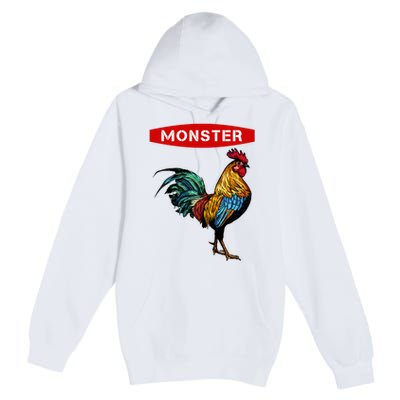 Monster Cock Gift Funny Big Dick Energy Gift Premium Pullover Hoodie