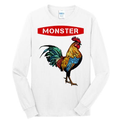 Monster Cock Gift Funny Big Dick Energy Gift Tall Long Sleeve T-Shirt