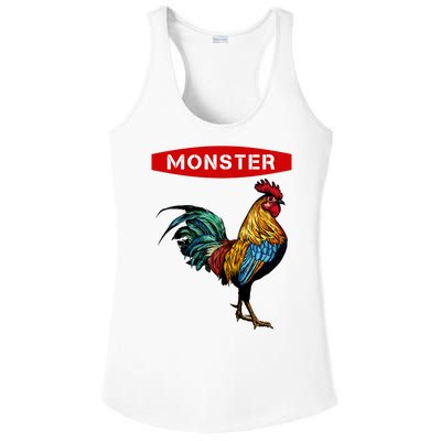 Monster Cock Gift Funny Big Dick Energy Gift Ladies PosiCharge Competitor Racerback Tank