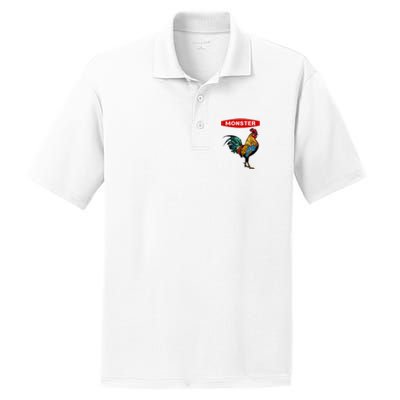 Monster Cock Gift Funny Big Dick Energy Gift PosiCharge RacerMesh Polo