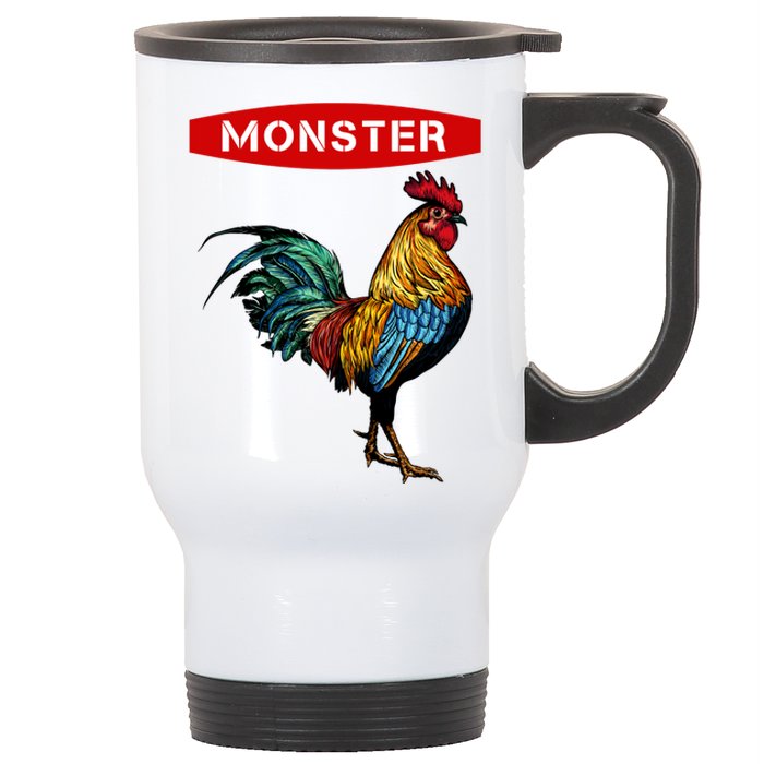 Monster Cock Gift Funny Big Dick Energy Gift Stainless Steel Travel Mug