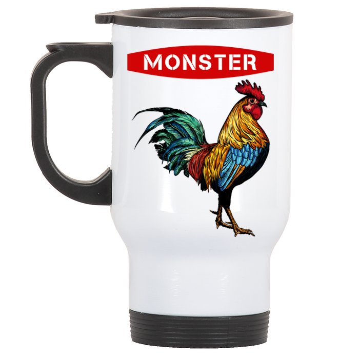 Monster Cock Gift Funny Big Dick Energy Gift Stainless Steel Travel Mug