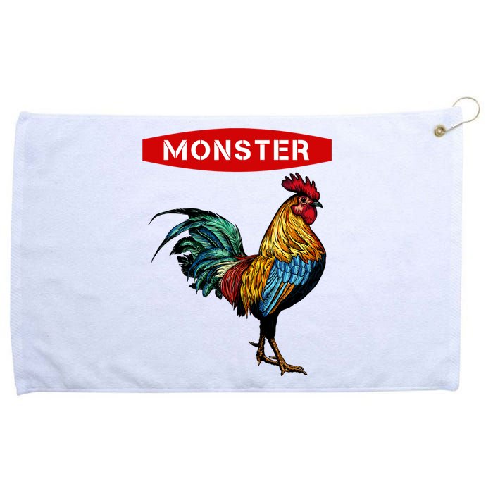 Monster Cock Gift Funny Big Dick Energy Gift Grommeted Golf Towel