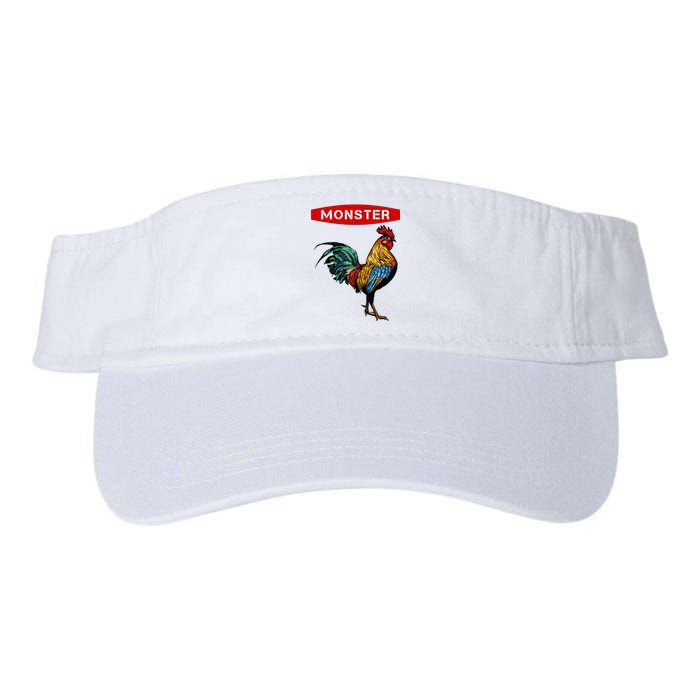 Monster Cock Gift Funny Big Dick Energy Gift Valucap Bio-Washed Visor