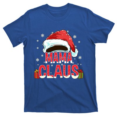 Mama Claus Group Funny Gift Matching Family Christmas Meaningful Gift T-Shirt