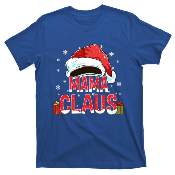 Mama Claus Group Funny Gift Matching Family Christmas Meaningful Gift T-Shirt