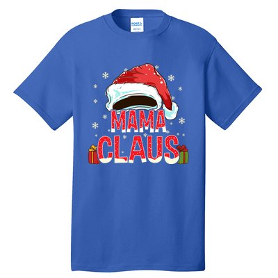 Mama Claus Group Funny Gift Matching Family Christmas Meaningful Gift Tall T-Shirt