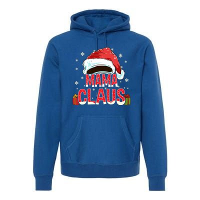 Mama Claus Group Funny Gift Matching Family Christmas Meaningful Gift Premium Hoodie