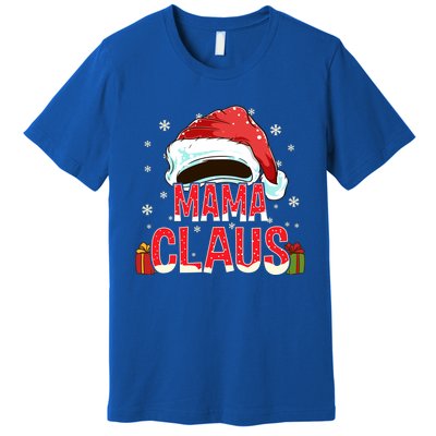 Mama Claus Group Funny Gift Matching Family Christmas Meaningful Gift Premium T-Shirt