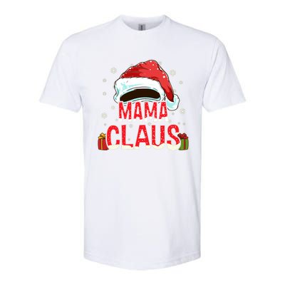 Mama Claus Group Funny Gift Matching Family Christmas Meaningful Gift Softstyle CVC T-Shirt