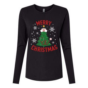 Merry Christmas Gift Womens Cotton Relaxed Long Sleeve T-Shirt