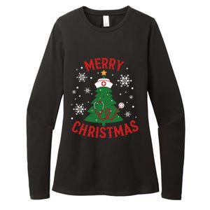 Merry Christmas Gift Womens CVC Long Sleeve Shirt