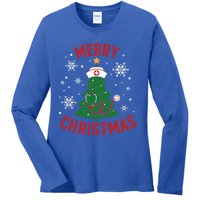 Merry Christmas Gift Ladies Long Sleeve Shirt