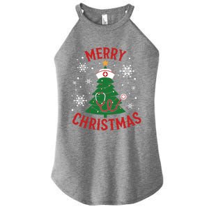 Merry Christmas Gift Women's Perfect Tri Rocker Tank