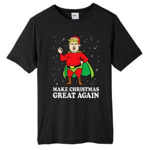 Make Christmas Great Again Ugly Xmas Donald Trump Parody Tall Fusion ChromaSoft Performance T-Shirt