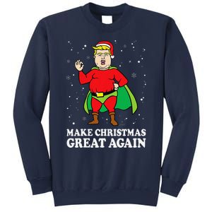 Make Christmas Great Again Ugly Xmas Donald Trump Parody Sweatshirt