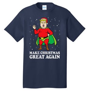 Make Christmas Great Again Ugly Xmas Donald Trump Parody Tall T-Shirt