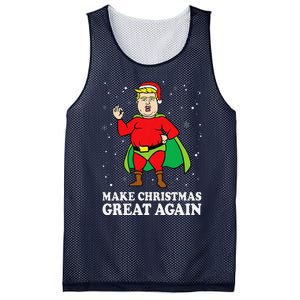 Make Christmas Great Again Ugly Xmas Donald Trump Parody Mesh Reversible Basketball Jersey Tank